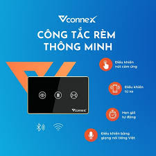 Công tắc rèm Vconnex 5 Công tắc rèm đơn vconnex