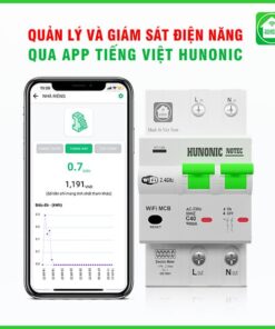 Aptomat Cầu Dao Thông Minh Đo Năng Lượng Hunonic Notec 1 3 Aptomat hunonic