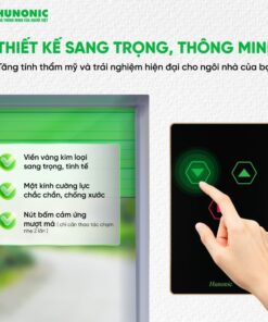 Công Tắc Cửa Cuốn Wifi Hunonic Door S – Phiên Bản Mới 2024 3 Công Tắc Cửa Cuốn Wifi Hunonic Door S