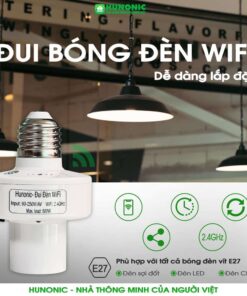 Đui Đèn Thông Minh Wifi Hunonic – Lắp đèn thông minh thật đơn giản 5 Đui Đèn Thông Minh Wifi Hunonic