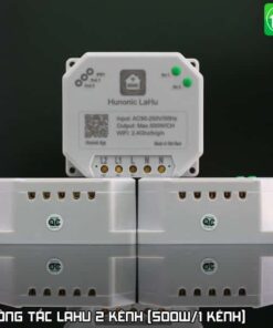 Công tắc thông minh Hunonic Lahu 2 kênh điều khiển từ xa 2 Công tắc thông minh Hunonic Lahu 2 kênh