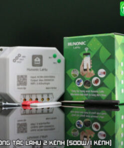 Công tắc thông minh Hunonic Lahu 2 kênh điều khiển từ xa 1 Công tắc thông minh Hunonic Lahu 2 kênh
