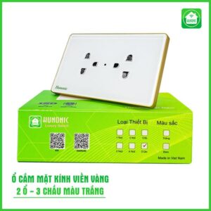 Ổ cắm mặt kính cường lực Hunonic 5 Ổ cắm mặt kính cường lực Hunonic