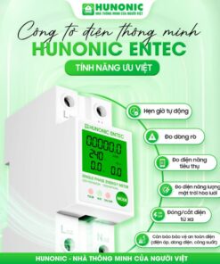 Công Tơ Điện Tử Thông Minh Wifi HUNONIC ENTEC 1 3 Công Tơ Điện Tử Thông Minh Wifi HUNONIC ENTEC