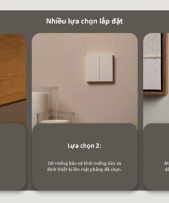 Công tắc không dây Aqara Wireless Switch H1 WRS-R02 7 Công tắc không dây Aqara Wireless Switch H1 WRS-R02