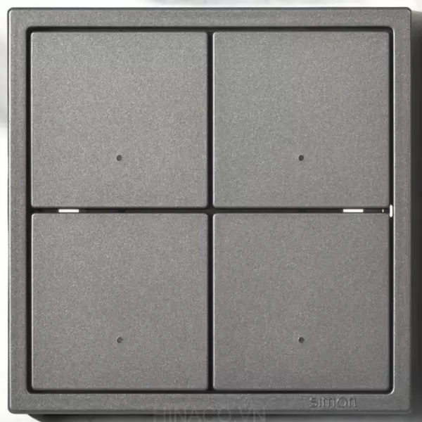 Công tắc bốn Simon I7 Xám 70E854TY-61