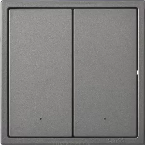 Công tắc đôi Simon I7 Smart Gen 3 Xám 70E8302TY-61