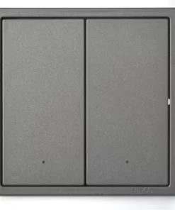 Công tắc đôi Simon I7 Xám 70E839TY-61