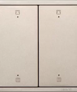 Công tắc rèm cửa đôi I7 Gen 3 Champagne 70E8314TY-46