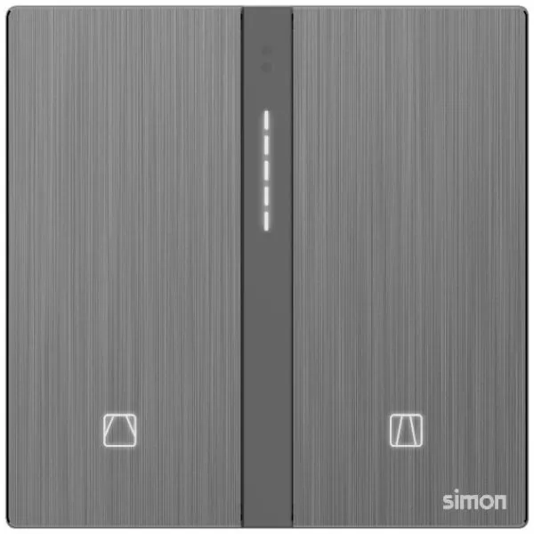 Công Tắc Rèm Cửa Đơn Simon M7 Smart Metal 66E8013MTY