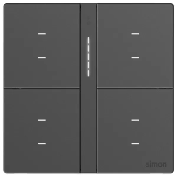 Công Tắc Bối Cảnh Tám Simon M7 Smart Gem 66E8025GTY